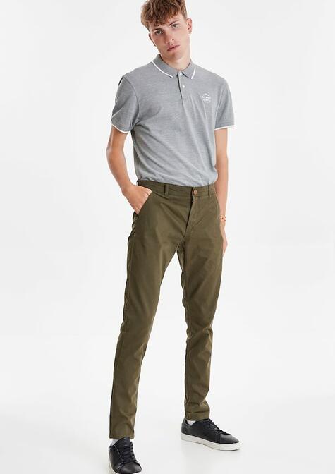 Pantalon chino - OLIVE NIGHT GRE - 31/34