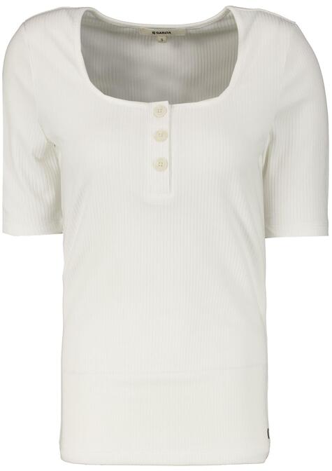 LADIES T-SHIRT SS - OFF WHITE - 04-LARGE