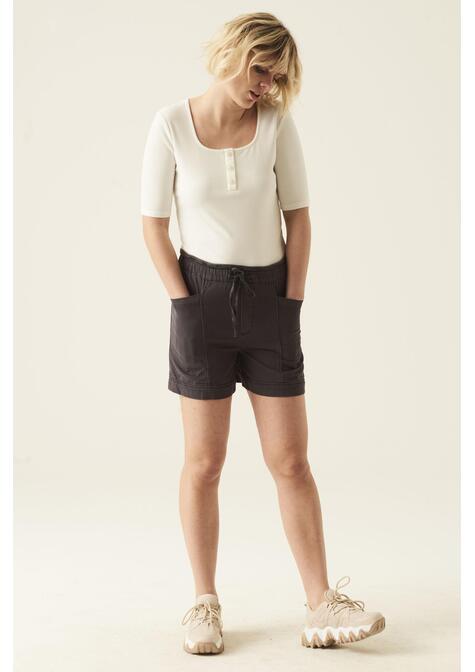 LADIES T-SHIRT SS - OFF WHITE - 04-LARGE