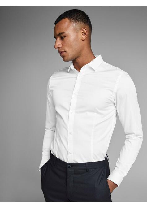 Chemise - WHITE/SLIM FIT - 06 XX LARGE