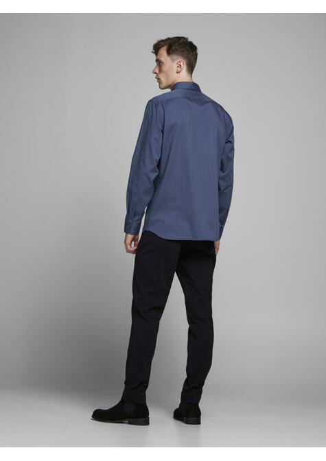 Chemise à manches longues - NAVY BLAZER/SLI - 03-MEDIUM