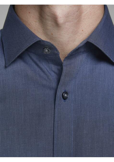 Chemise à manches longues - NAVY BLAZER/SLI - 03-MEDIUM