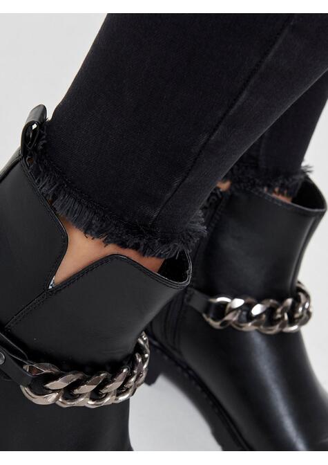 Jeans - BLACK DENIM - L/32