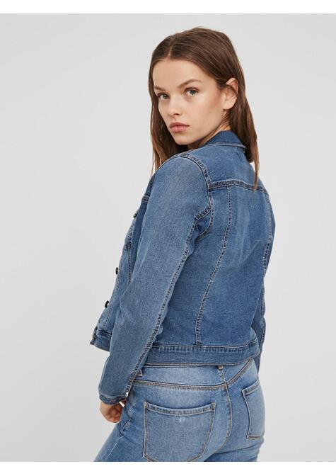 Veste - MEDIUM BLUE DEN - 05-EXTRA LARGE