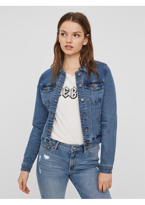 Veste - MEDIUM BLUE DEN - 05-EXTRA LARGE