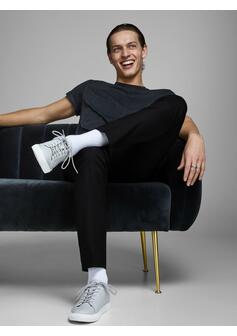 Pantalon de costume - BLACK - 44