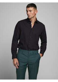 Chemise à manches longues - BLACK/BRILLIANT - 01-EXTRA SMALL