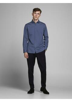 Chemise à manches longues - NAVY BLAZER/SLI - 03-MEDIUM