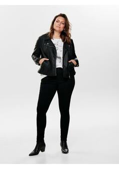 Veste simili cuir - BLACK - 50