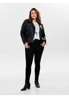 Veste simili cuir - BLACK - 50