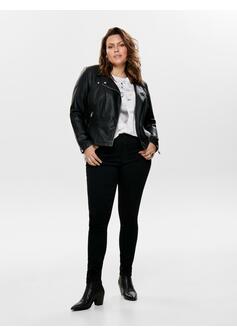 Veste simili cuir - BLACK - 50