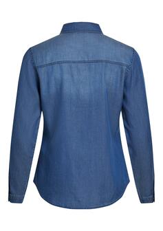 VIBISTA DENIM SHIRT-NOOS - DARK BLUE DENIM - 03-MEDIUM