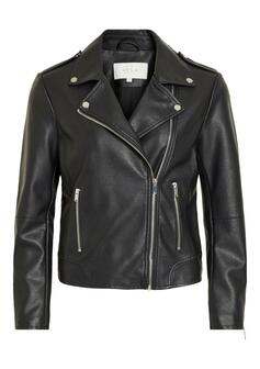 Veste simili cuir - BLACK - 01-EXTRA SMALL