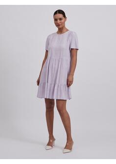 Robe  - PASTEL LILAC/WH - 34