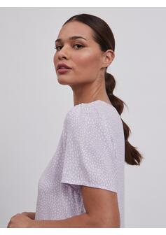 Robe  - PASTEL LILAC/WH - 34