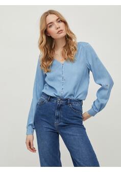 Chemise  - MEDIUM BLUE DEN - 40