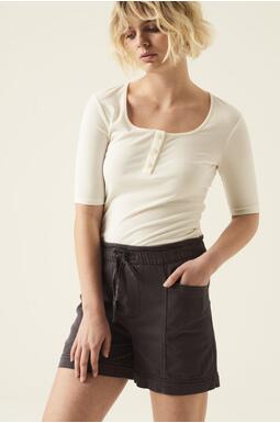 LADIES T-SHIRT SS - OFF WHITE