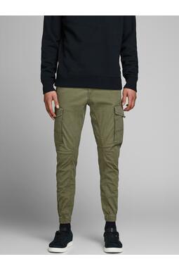 Pantalon cargo - OLIVE NIGHT