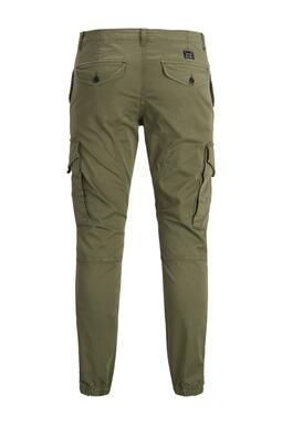 Pantalon cargo - OLIVE NIGHT