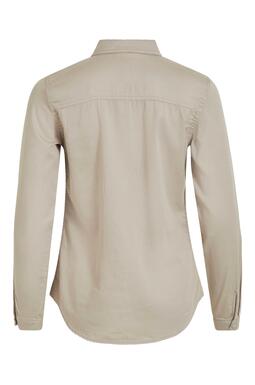 VIBISTA DENIM SHIRT-NOOS - SIMPLY TAUPE