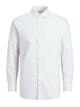 Chemise à manches longues - WHITE/SLIM FIT - 04-LARGE