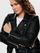 Veste simili cuir - BLACK - 50