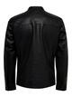 Veste en simili cuir - BLACK - 02-SMALL