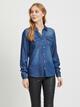 VIBISTA DENIM SHIRT-NOOS - DARK BLUE DENIM - 03-MEDIUM
