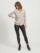VIBISTA DENIM SHIRT-NOOS - SIMPLY TAUPE - 01-EXTRA SMALL