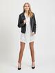Veste simili cuir - BLACK - 01-EXTRA SMALL