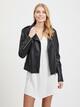 Veste simili cuir - BLACK - 01-EXTRA SMALL
