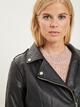 Veste simili cuir - BLACK - 01-EXTRA SMALL